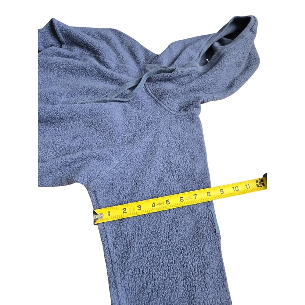 Alo Yoga Womens Sherpa Hoodie Pullover Blue W4326R Size Small S